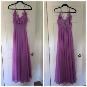 Pinkblush Lavender Ruffle Dress